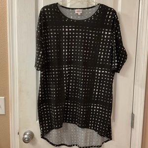 Black Hi-Lo Top